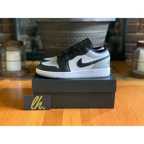 Size 6.5y Air Jordan 1 Low “Shadow Toe” 553560-052